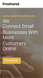 Mobile Screenshot of freehandmarketing.com